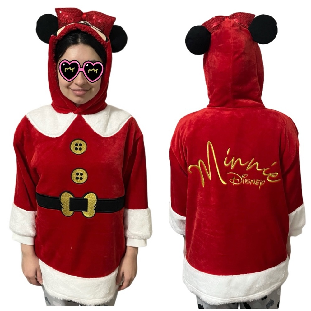 Minnie Mouse NWT Christmas Snuddie Hoodie Sweater